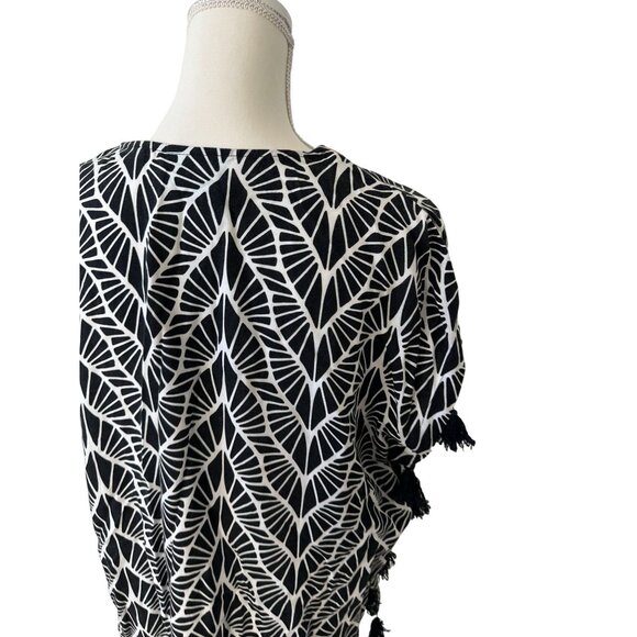 ESCAPADA Tropical Fringe Womens Swim Coverup Size Medium - Picture 5 of 7